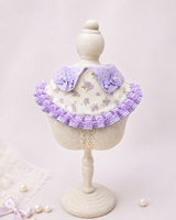 Lavender Rose Floral Pet Neckwear