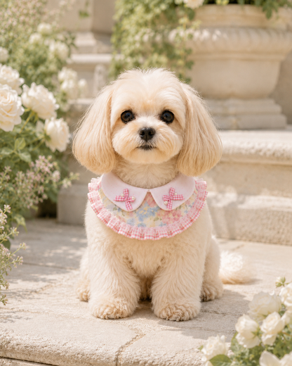 Pink Bloom Watercolor Pet Neckwear