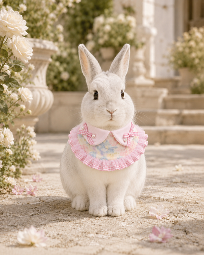 Pink Bloom Watercolor Pet Neckwear