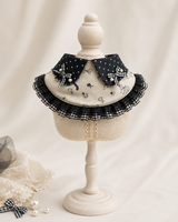 Black Polka Dot Vintage Pet Neckwear