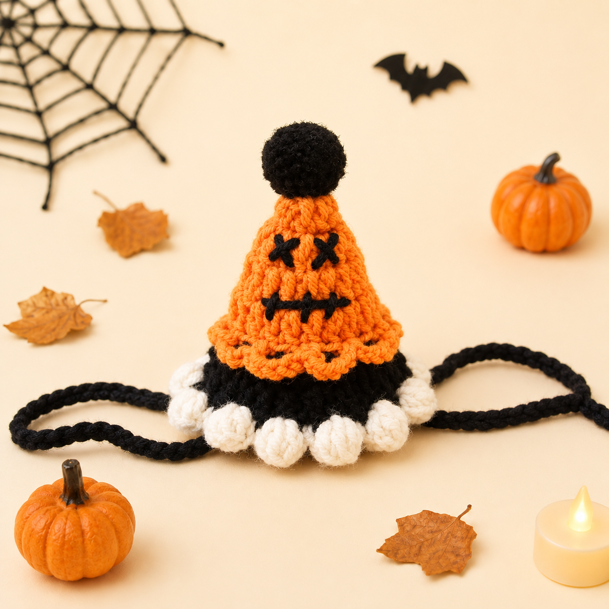 Halloween Little Knitted Hat