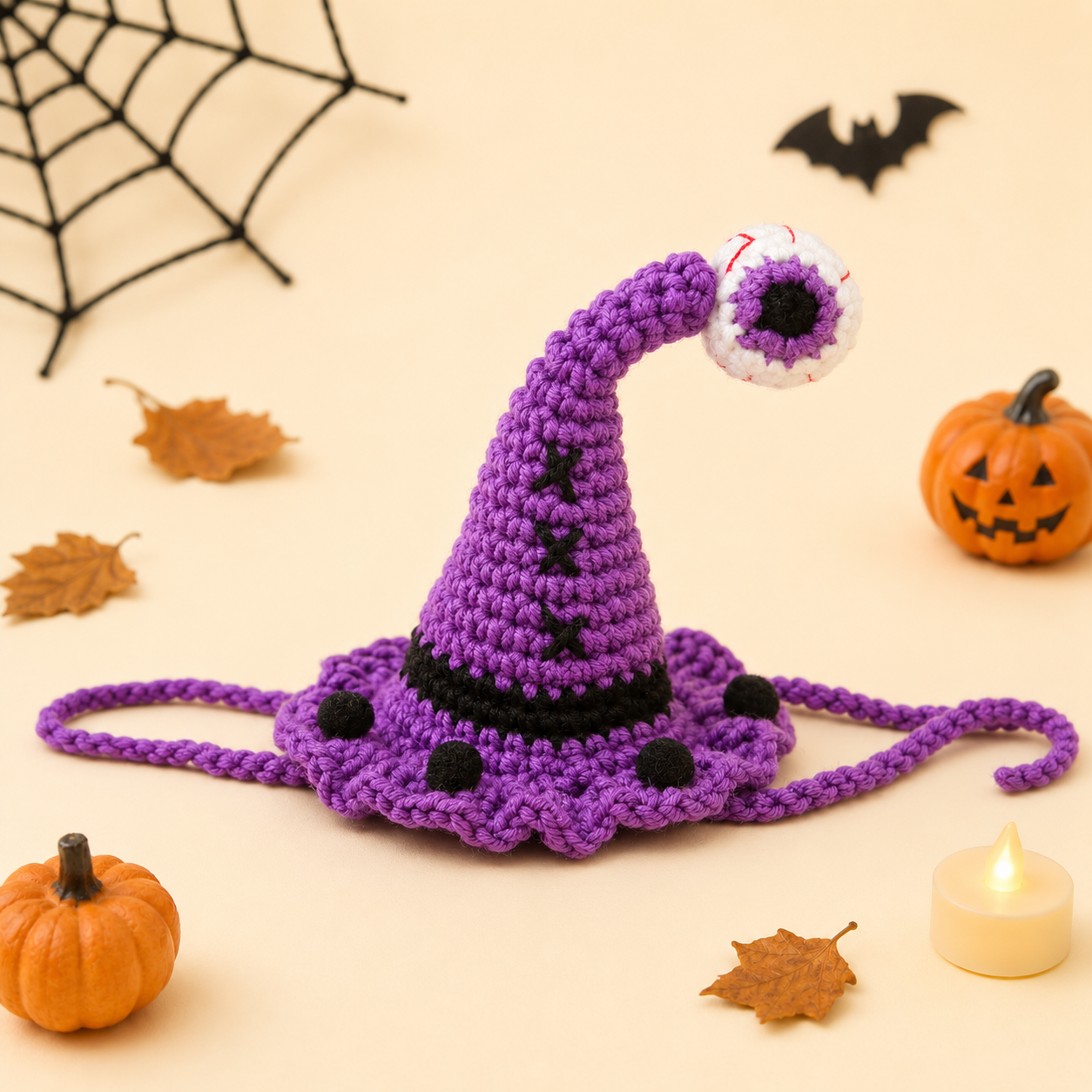 Halloween Little Knitted Hat