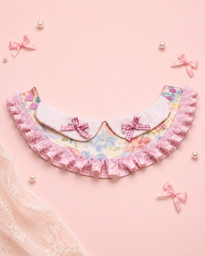 Pink Bloom Watercolor Pet Neckwear