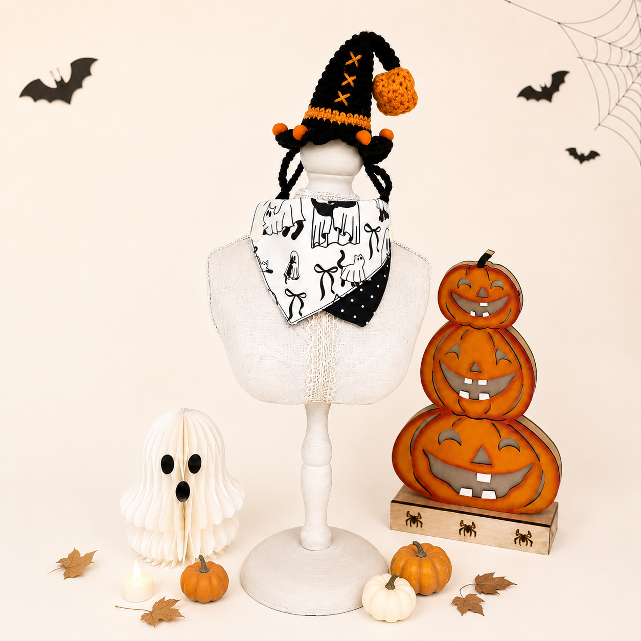 Spooky Garden Bib